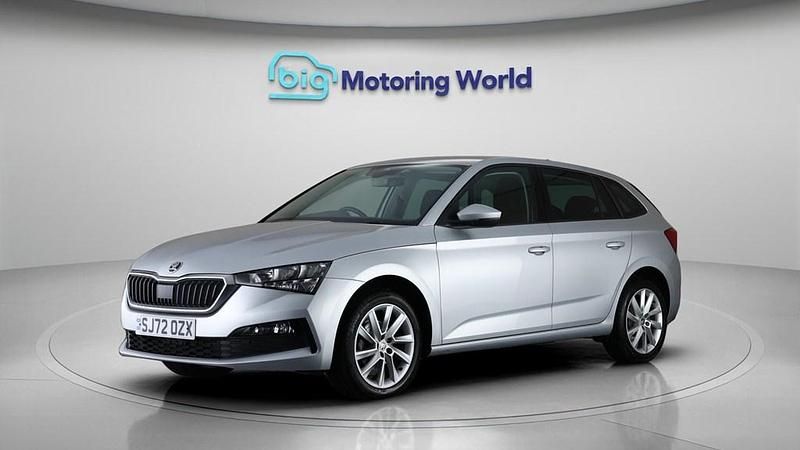 Used Skoda Scala SE L 110 HP (80 kW) 2022 Silver Hatchback
