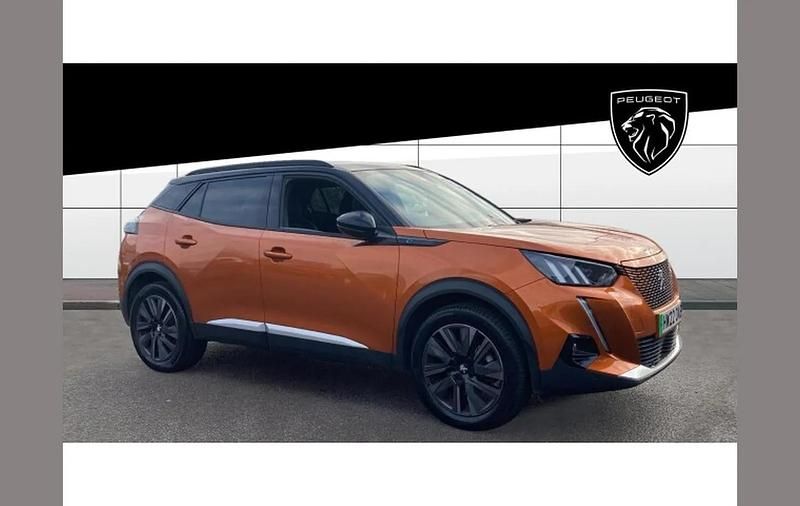 Used Peugeot e-2008 Premium 100 kW (136 HP) 2022 Orange SUV