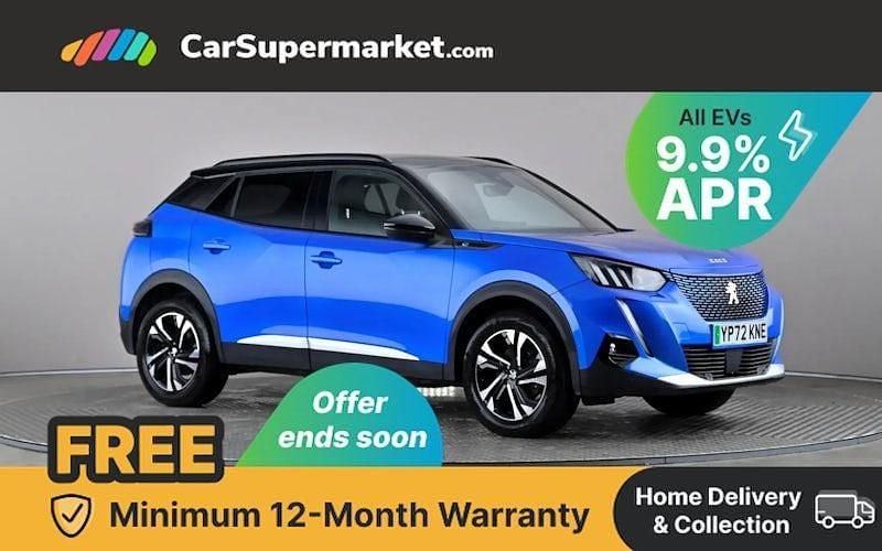 Blue Used 2022 Peugeot e-2008 GTi SUV | £14,997 (Fair price) - Image 1/3