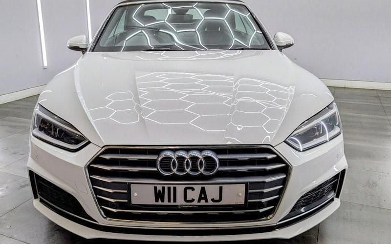 Used Audi A5 Cabriolet S-Line 190 HP (139 kW) 2020 White Cabriolet