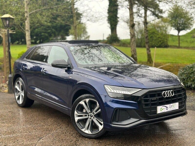 Blue Used 2020 Audi Q8 SUV | £44,750 (Super price) - Image 1/4