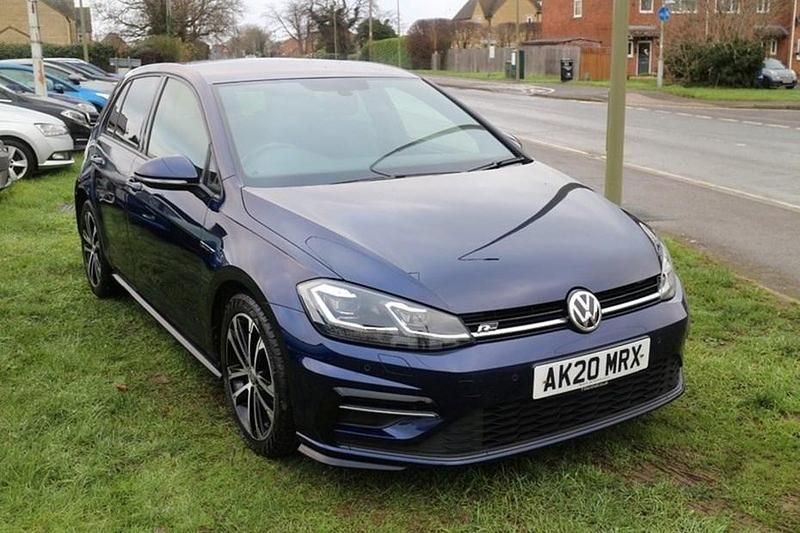 Used VW Golf VII R-line Edition 150 HP (110 kW) 2020 Blue Hatchback