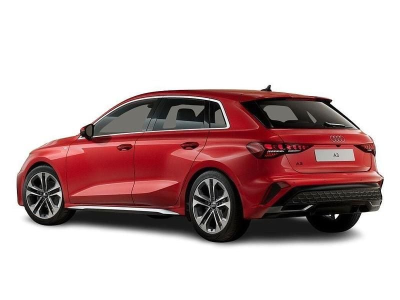 New Audi A3 Sportback S-Line 2026 Red Hatchback