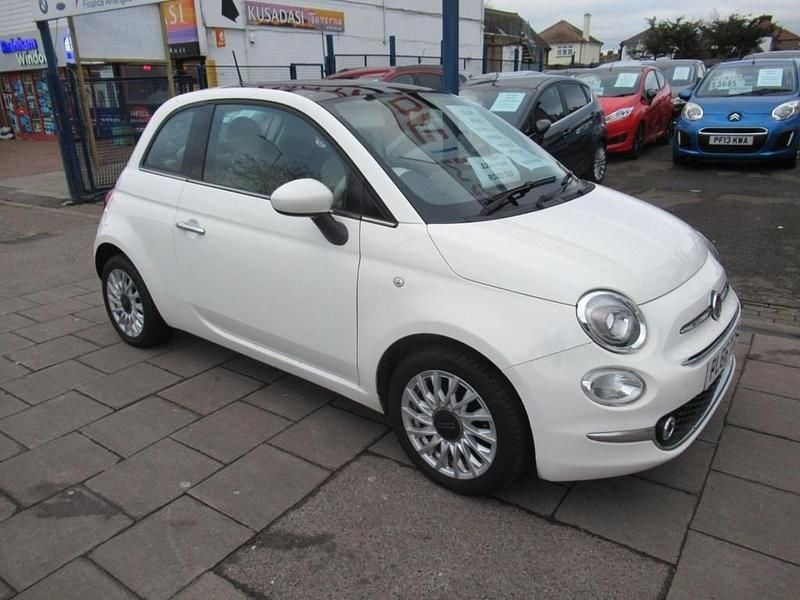 Used Fiat 500 Lounge 69 HP (50 kW) 2016 White Hatchback