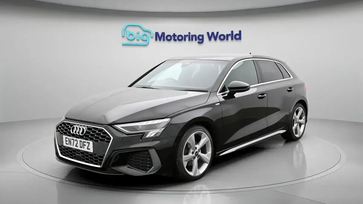 Used Audi A3 Sportback S-Line 110 HP (80 kW) 2023 Black Hatchback