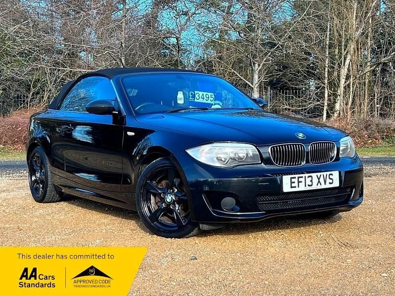 Used BMW 120 Cabriolet Exclusive 2013 Black Cabriolet