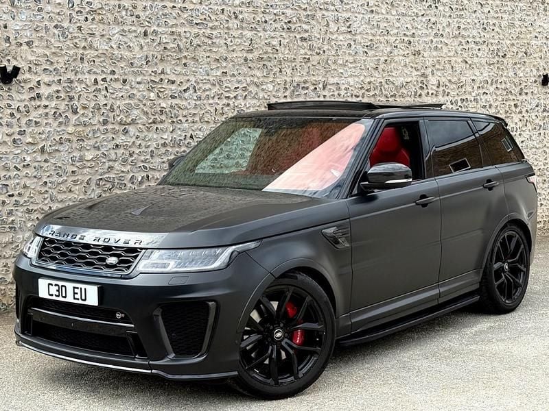 Red Used 2018 Land Rover Range Rover Sport SVR SUV | £54,995 - Image 1/4