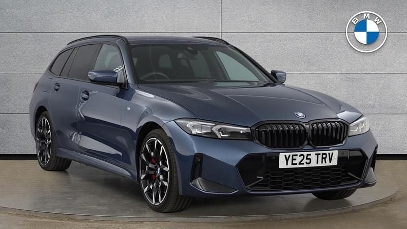 Blue Used 2025 BMW 330e M Sport Estate | £38,990 (Good price) - Image 1/4