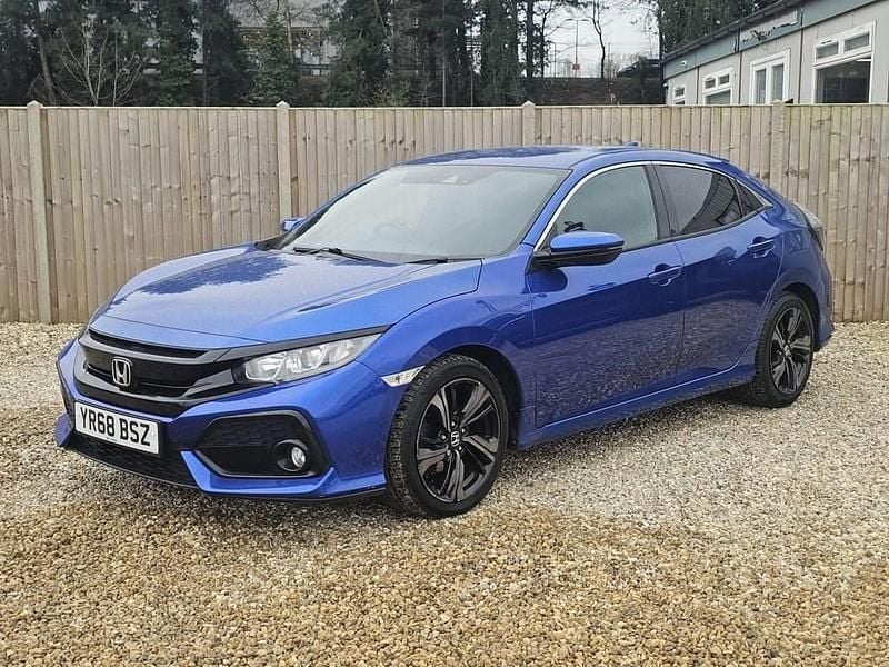 Used Honda Civic SR 126 HP (92 kW) 2018 Blue Hatchback