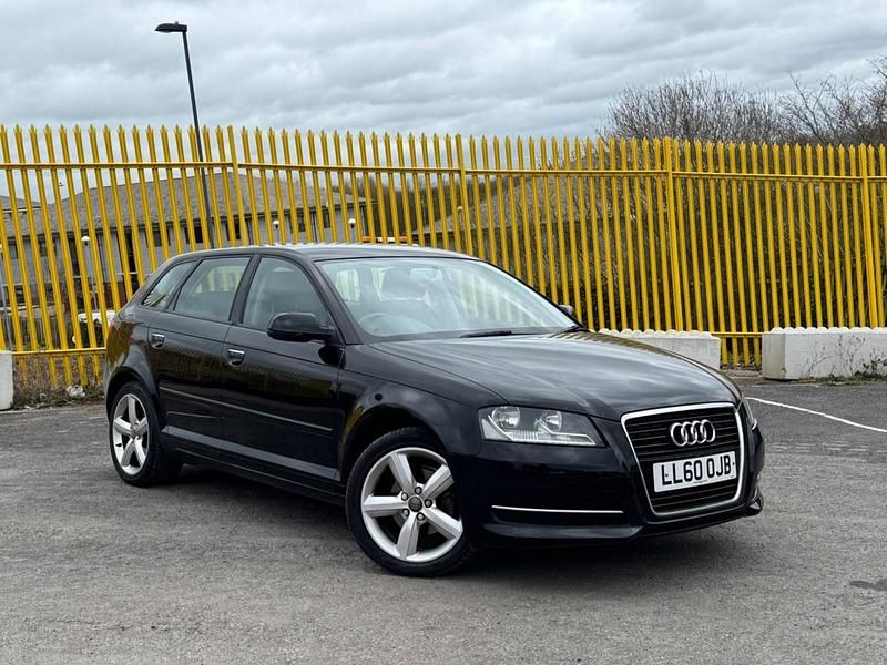 Used Audi A3 Sportback 2010 Black Hatchback
