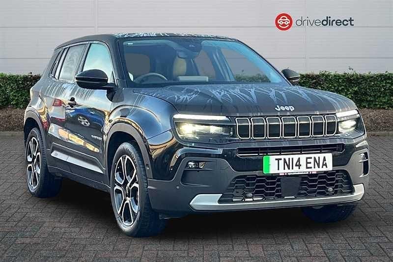 Black Used 2025 Jeep Avenger EV Summit SUV | £18,298 (Fair price) - Image 1/4