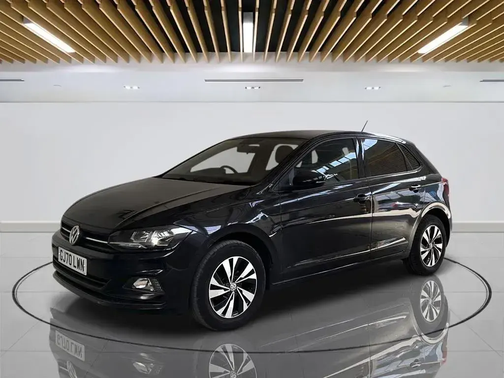 Used VW Polo Match 95 HP (69 kW) 2020 Black Hatchback
