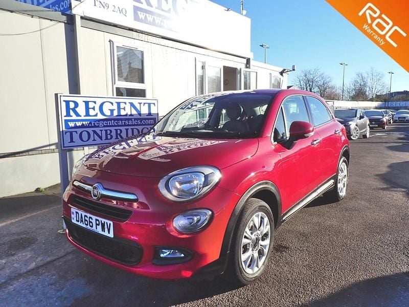 Red Used 2016 Fiat 500X Pop Star SUV | £8,495 (Fair price) - Image 1/4