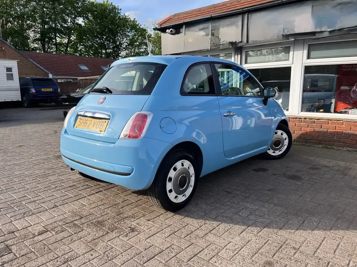 Used Fiat 500 69 HP (50 kW) 2013 Blue Hatchback