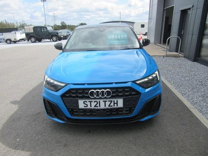 Used Audi A1 Sportback Black Edition 110 HP (80 kW) 2021 Blue Hatchback