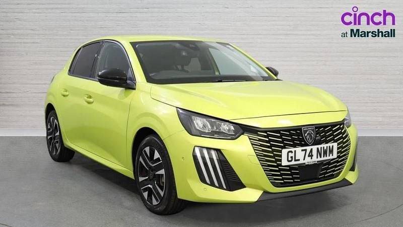 Yellow Used 2024 Peugeot 208 Allure Hatchback | £17,466 (Fair price) - Image 1/4