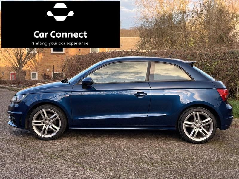 Used Audi A1 S-Line 122 HP (89 kW) 2012 Scuba blue Hatchback