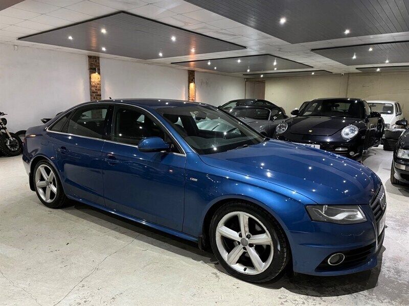 Blue Used 2009 Audi A4 S-Line Sedan | £2,995 (Fair price) - Image 1/4