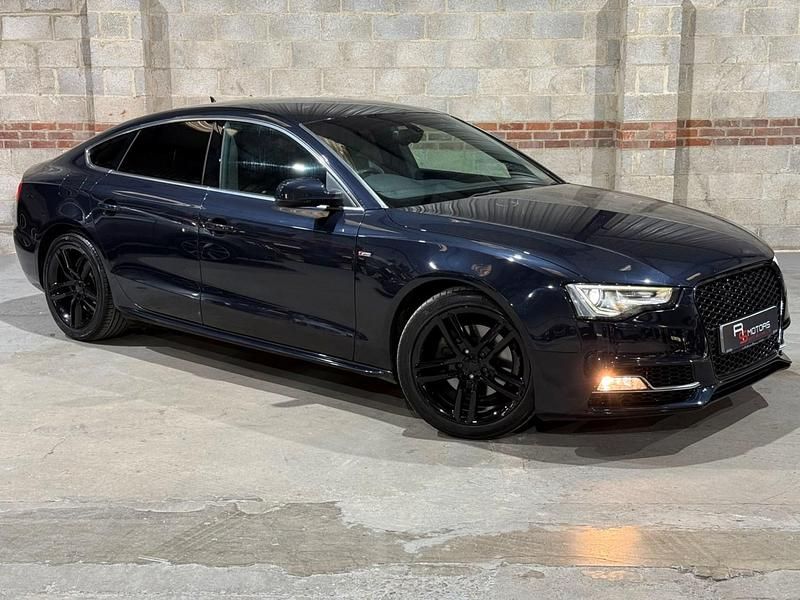Blue Used 2015 Audi A5 Sportback S-Line Hatchback | £7,790 (Fair price) - Image 1/4