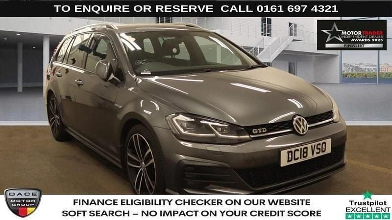 Grey Used 2018 VW Golf VII GTD Estate | £11,940 (Fair price) - Image 1/3