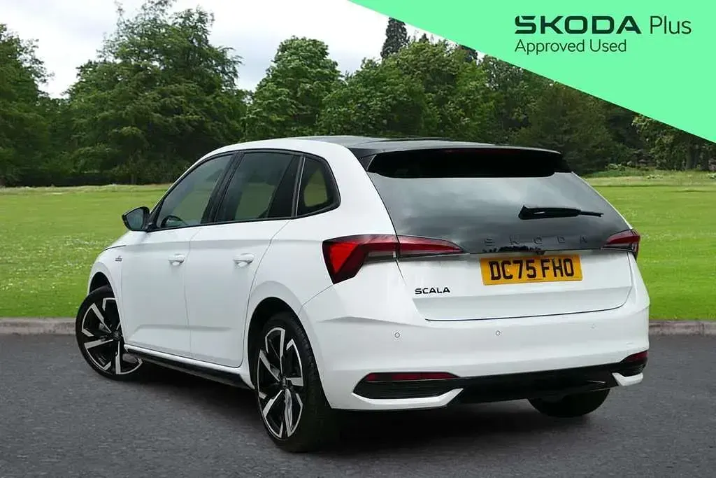 Used Skoda Scala Monte Carlo 113 HP (83 kW) 2026 White Hatchback