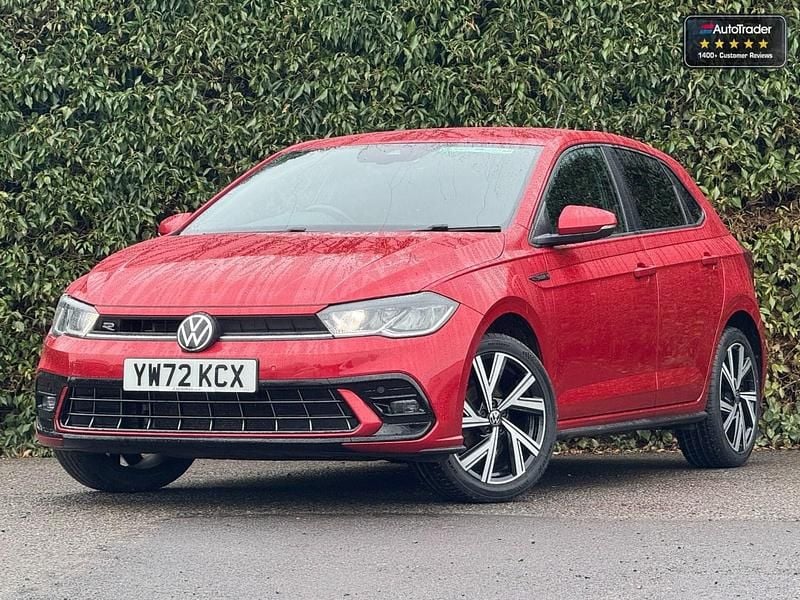 Usado VW Polo R-line 95 CV (69 kW) 2022 Rojo Utilitario