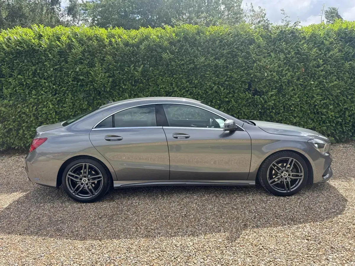 Used Mercedes CLA180 AMG line 122 HP (89 kW) 2018 Grey Sedan