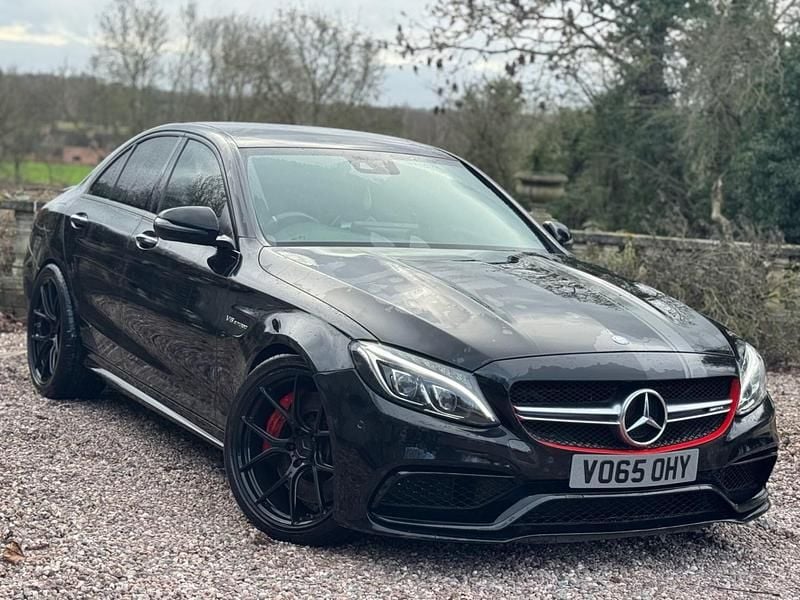 Black Used 2015 Mercedes C63S AMG Premium Sedan | £21,750 (Fair price) - Image 1/4