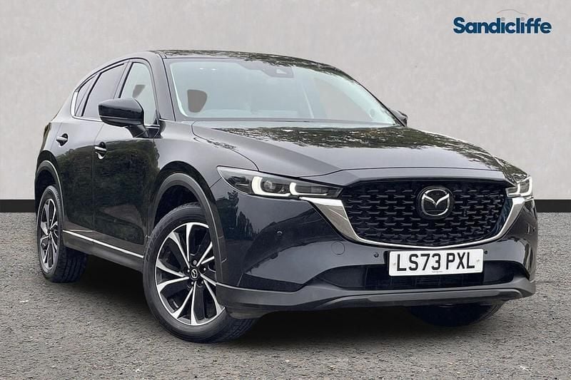 Black Used 2023 Mazda CX-5 Exclusive-Line SUV | £20,807 (Fair price) - Image 1/4