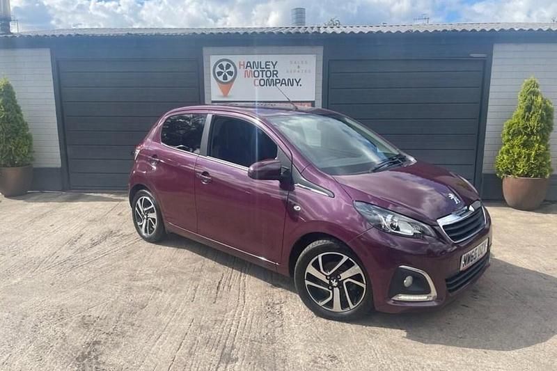 Mauve/purple Used 2015 Peugeot 108 Allure Hatchback | £4,995 (Fair price) - Image 1/1