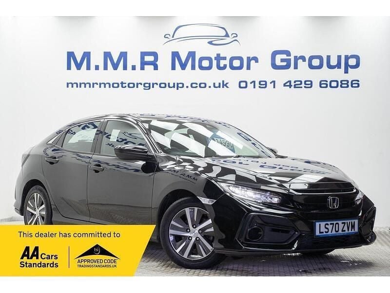 Begagnad Honda Civic SE 126 HK (92 kW) 2021 Svart Halvkombi