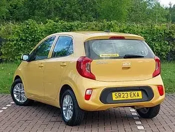 Used Kia Picanto 2023 Yellow Hatchback