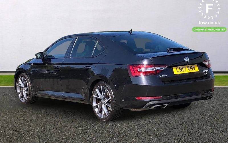 Second-hand Skoda Superb SportLine 280 CP (205 kW) 2017 Negru Hatchback