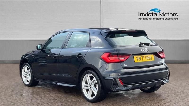 Used Audi A1 S-Line 110 HP (80 kW) 2021 Black Hatchback