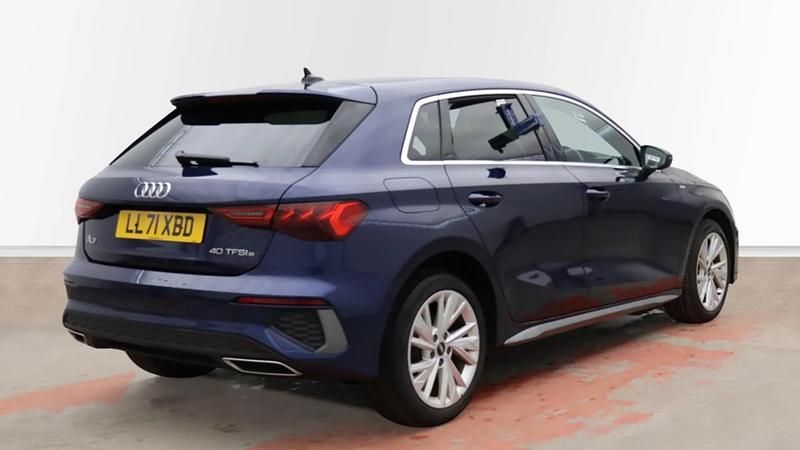 Used Audi A3 Sportback e-tron S-Line 2021 Blue Hatchback