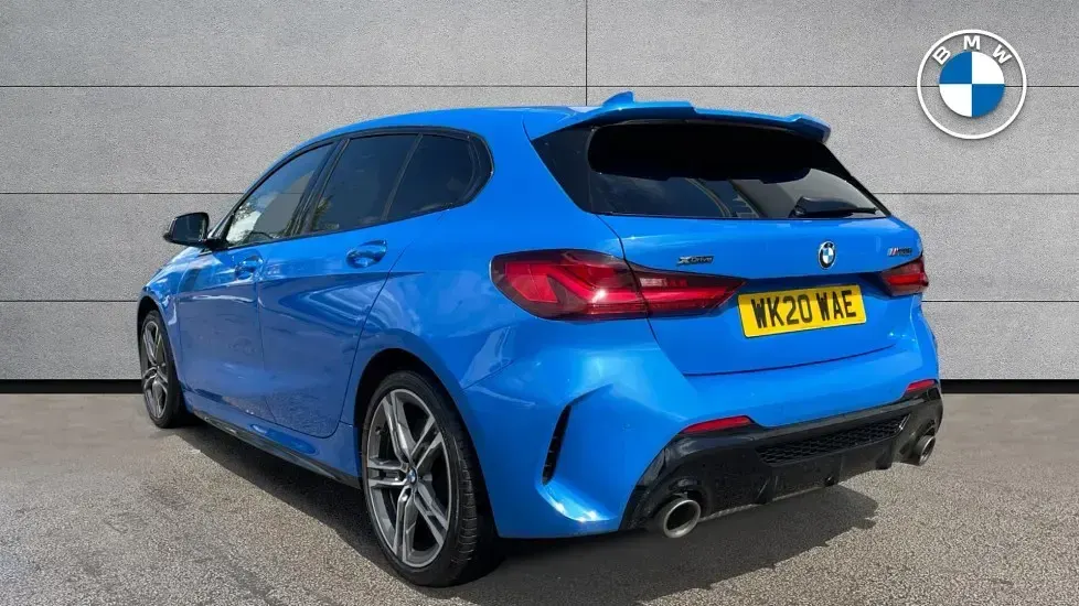 Used BMW M135 Shadowline 302 HP (222 kW) 2020 Blue Hatchback
