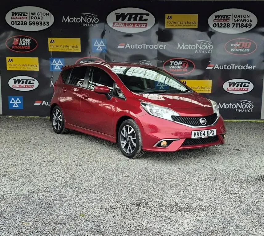 Used Nissan Note S 90 HP (66 kW) 2014 Red Hatchback