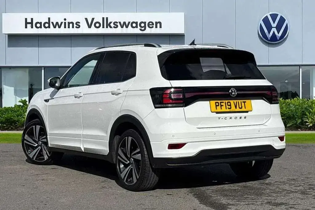 Used VW T-Cross R-line 115 HP (84 kW) 2019 White SUV