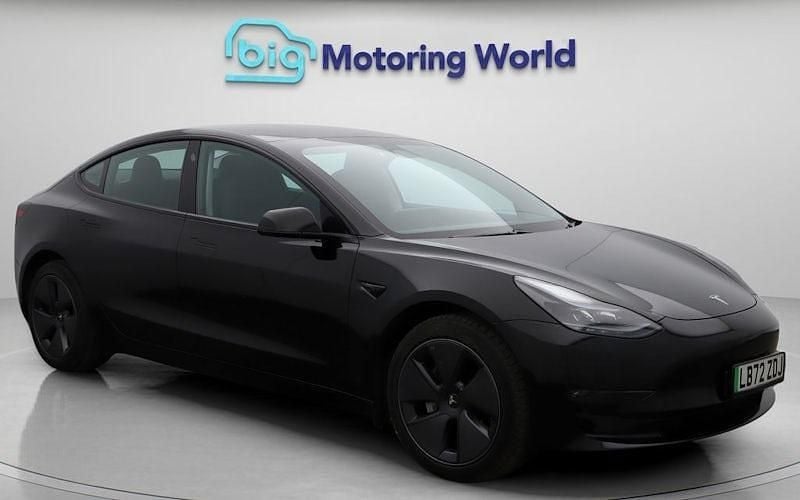 Black Used 2022 Tesla Model 3 Long Range AWD Sedan | £23,700 (Fair price) - Image 1/4