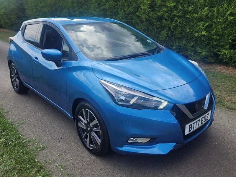 Blue Used 2017 Nissan Micra N-Connecta Hatchback | £8,495 (Fair price) - Image 1/3