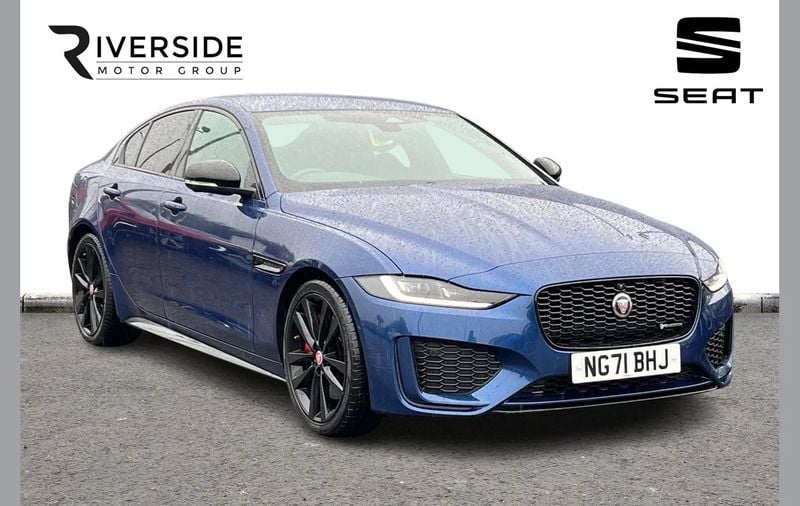 Blue Used 2021 Jaguar XE R-Dynamic Sedan | £19,490 (Fair price) - Image 1/4