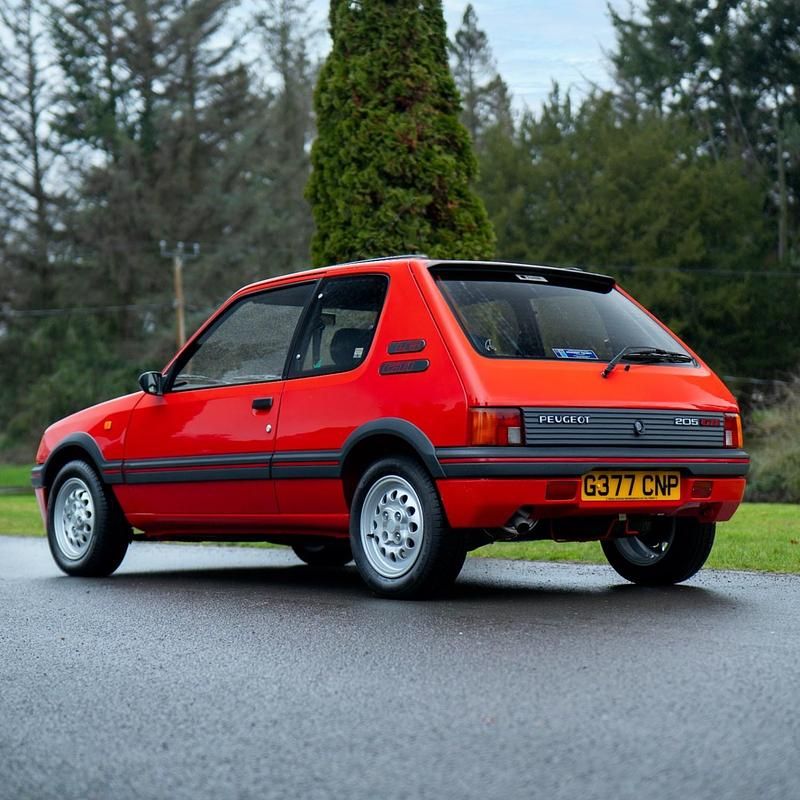 Used Peugeot 205 GTi 1989 Red Hatchback