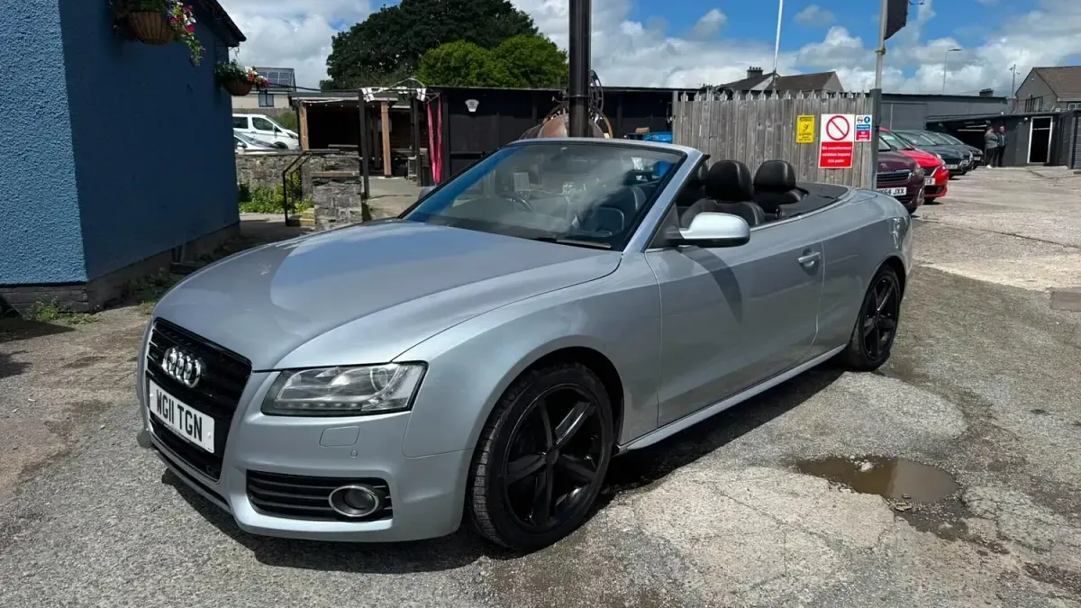 Used Audi A5 Cabriolet S-Line 2011 Silver Cabriolet