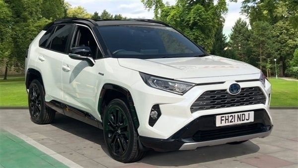 Used Toyota RAV4 Hybrid 219 HP (161 kW) 2021 White pearl bitone SUV