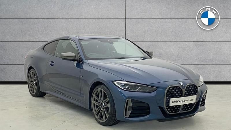 Used BMW M440 M Sport 369 HP (271 kW) 2021 Blue Sedan