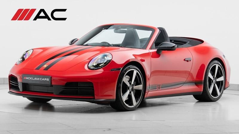 Red Used 2025 Porsche 911 Carrera Cabriolet Cabriolet | £114,990 - Image 1/4