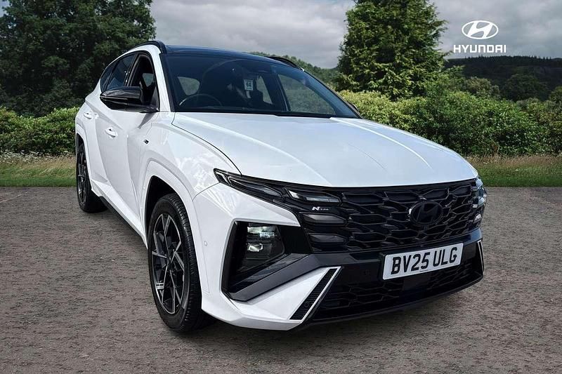 White Used 2025 Hyundai Tucson N Line SUV | £32,450 - Image 1/4