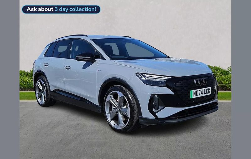 Grey Used 2025 Audi Q4 e-tron Black Edition SUV | £40,776 (A bit pricey) - Image 1/4