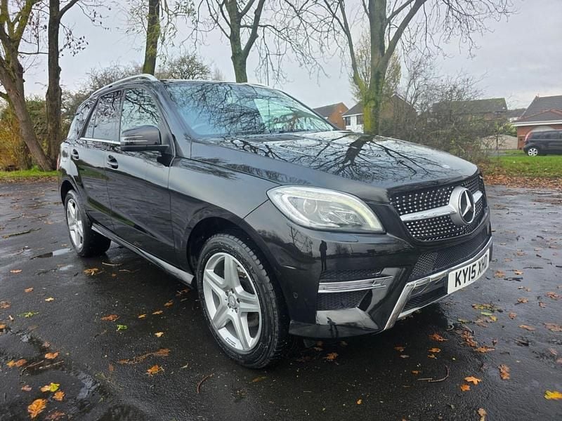 Black Used 2015 Mercedes ML250 AMG line SUV | £11,499 (Super price) - Image 1/4
