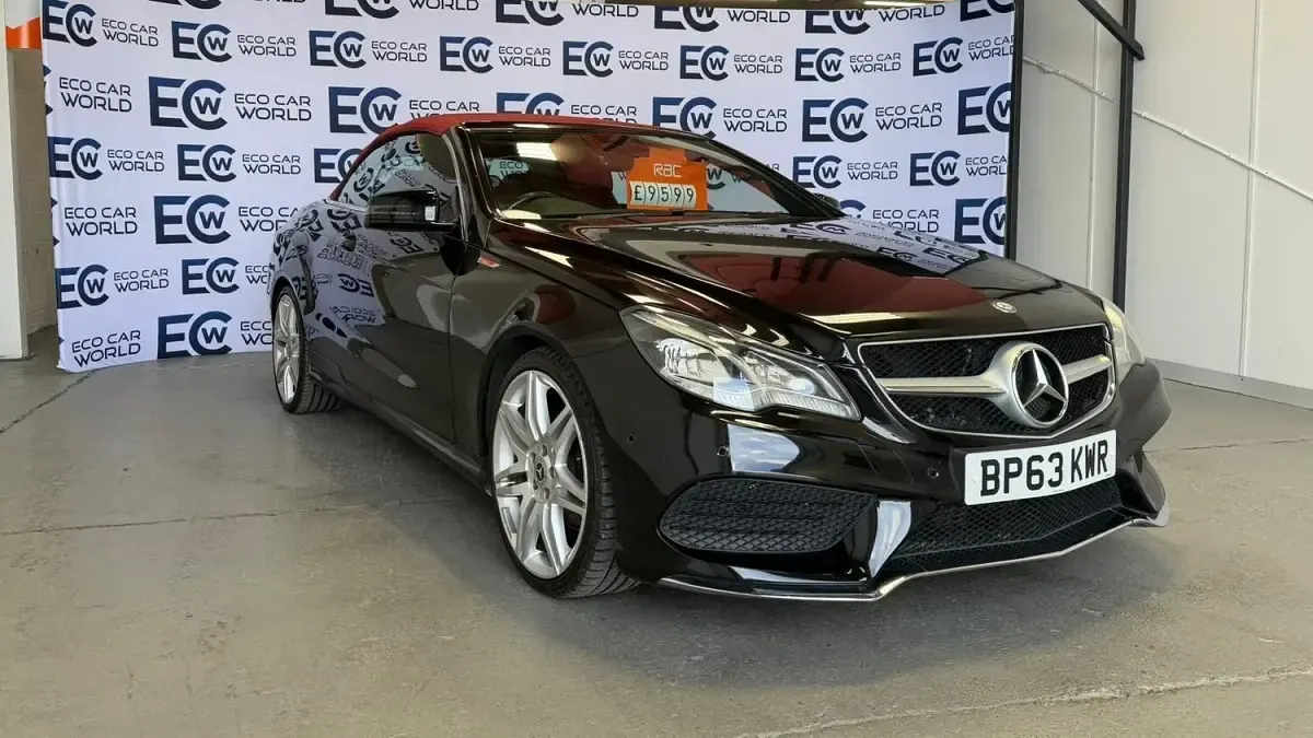 Used Mercedes E220 AMG 2014 Black Cabriolet